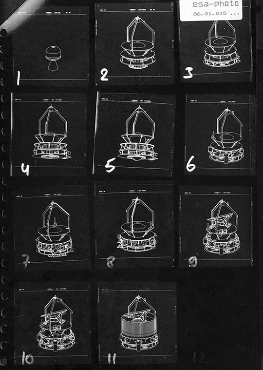 Plan de la sonde Giotto, 1986