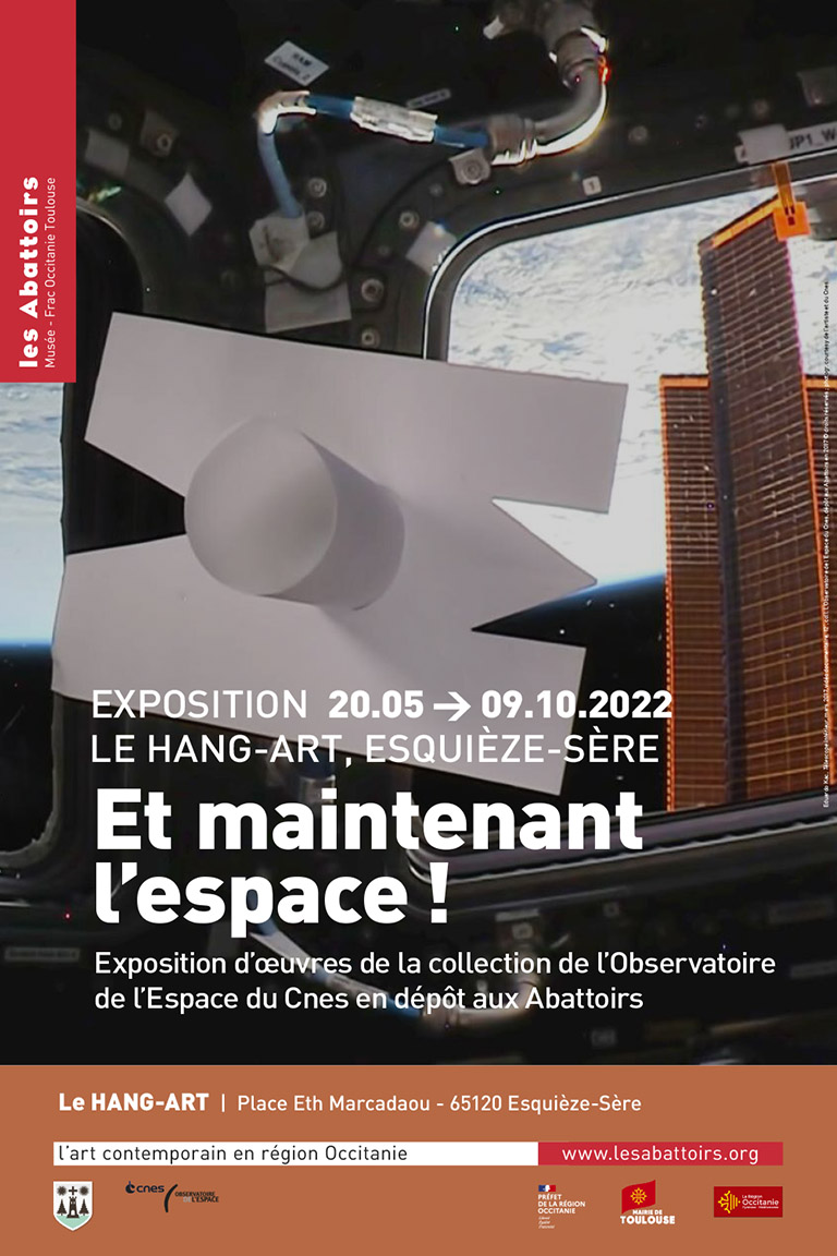 Visuel de l'exposition et maintenant l'Espace !