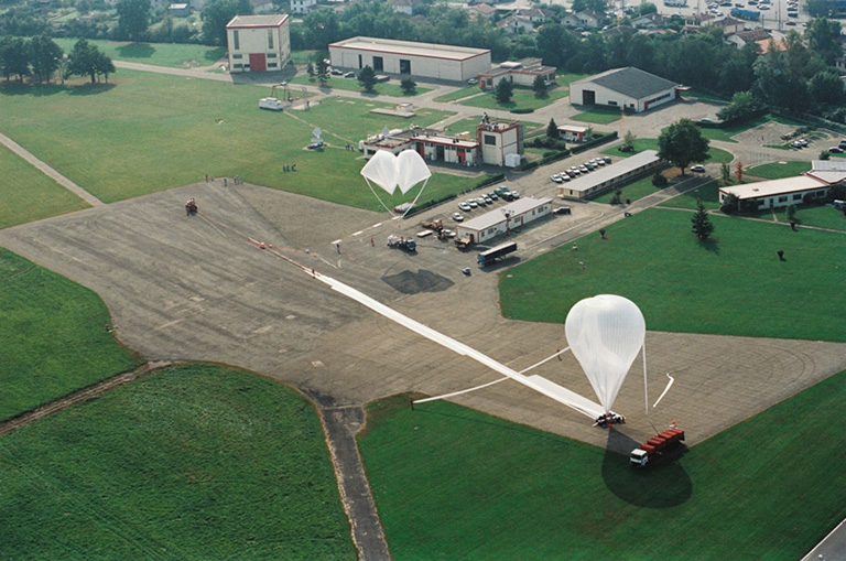 Base de lancement ballon d'Aire sur l'Adour