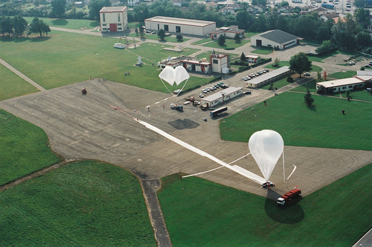 Base ballons d'Aire sur l'Adour