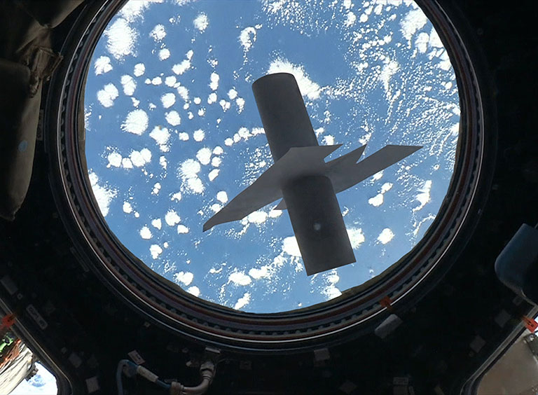 Visuel de la vie de l'Espace