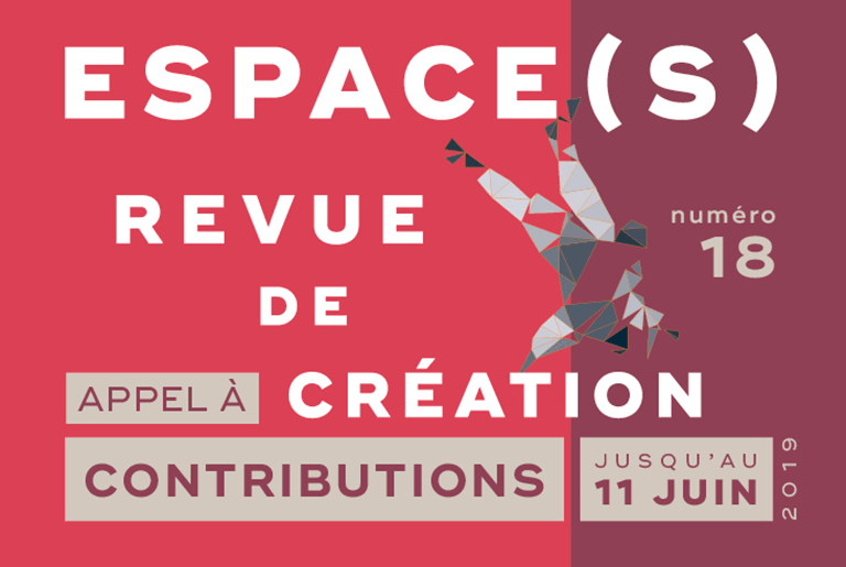 Appel à contributuions pour Espace(s) N°18