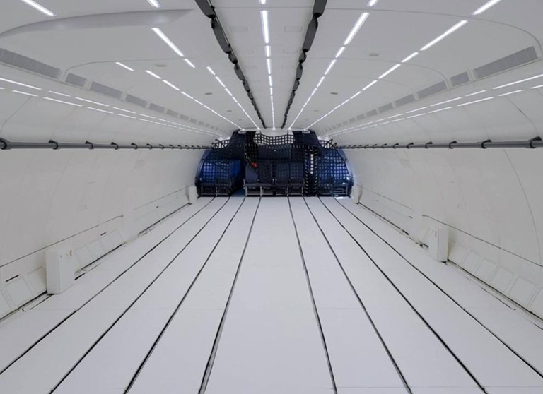 La cabine de l'Airbus Zero-G